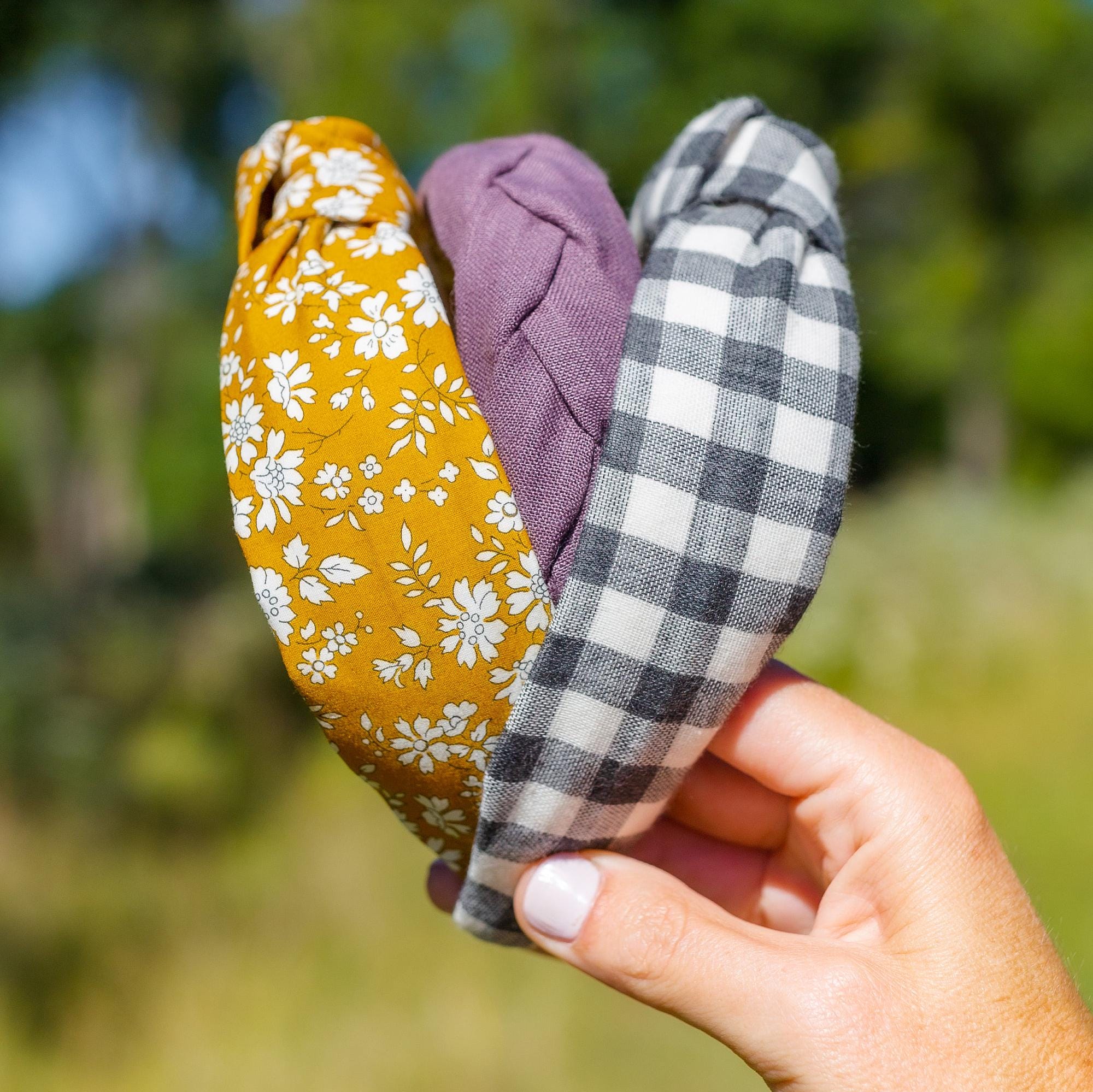 Kariertes Puffy-Stirnband Für Frauen – Aus Weichem Schwamm – Bequem & Stylisch – Für Haare Zurückhalten & Outfits Aufwerten