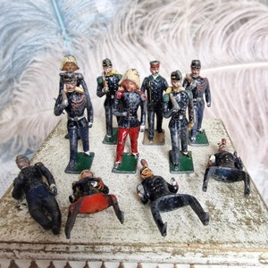 Batch of Antique French Lead Toy Soldiers