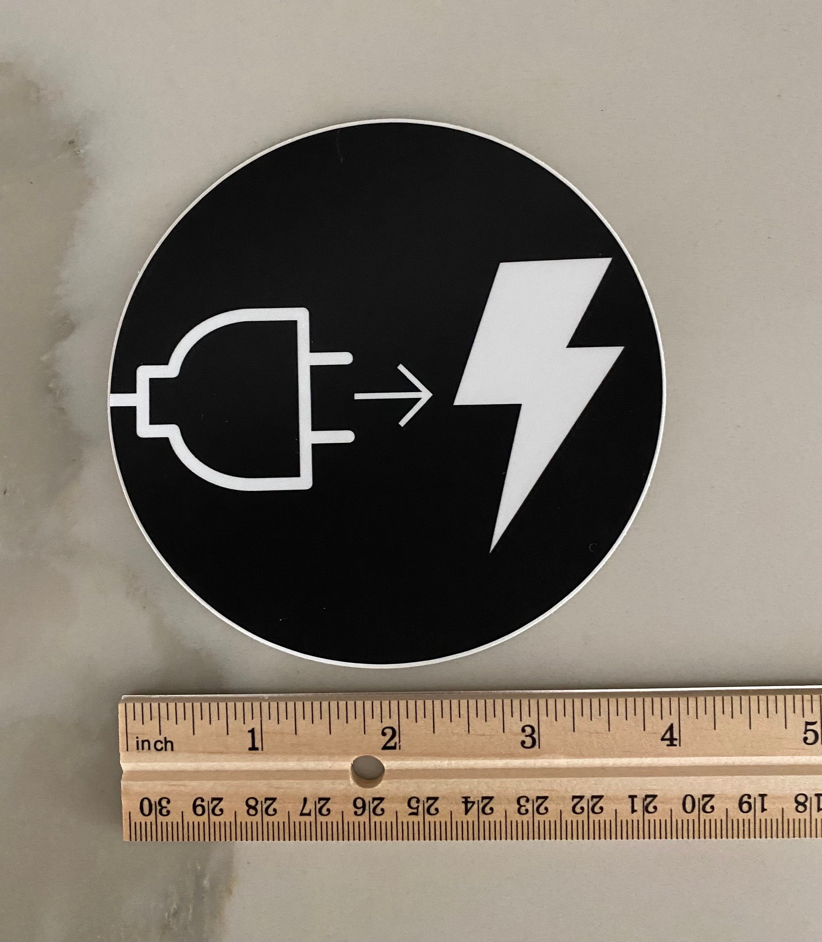 Plug to Charge Electric Vehicle Car Bumper Sticker Vinyl Decal - Etsy