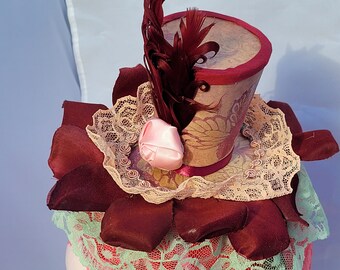1 pezzo Cappello affascinante da donna, fermaglio per capelli con fiore