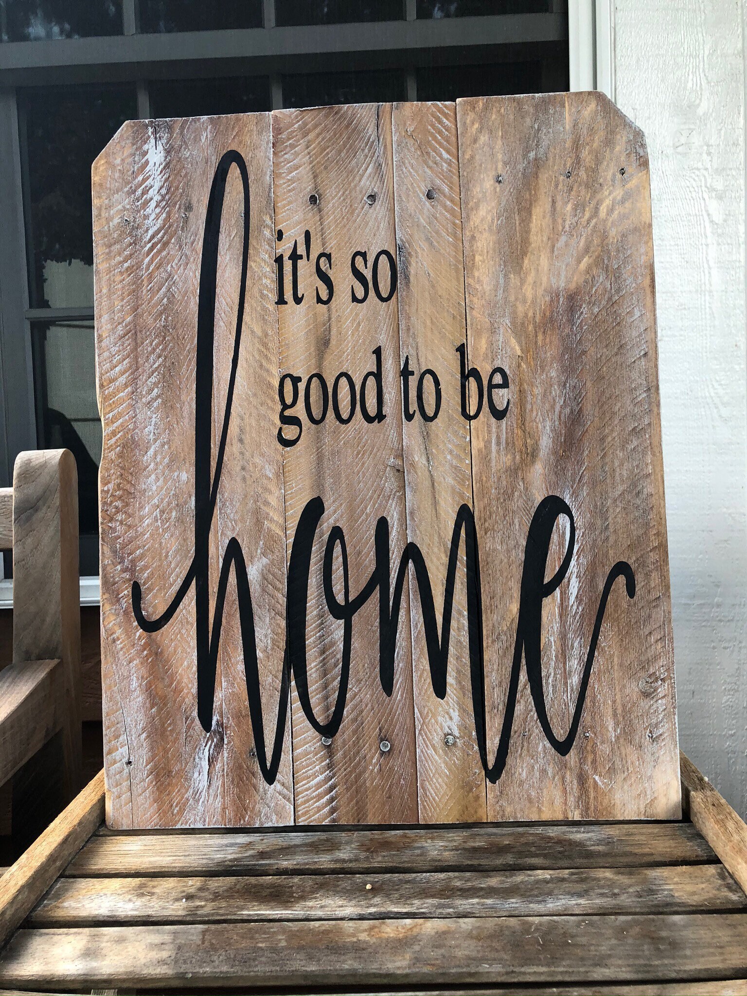 Its so Good to Be Home Rustic Wood Sign Farmhouse Style Etsy