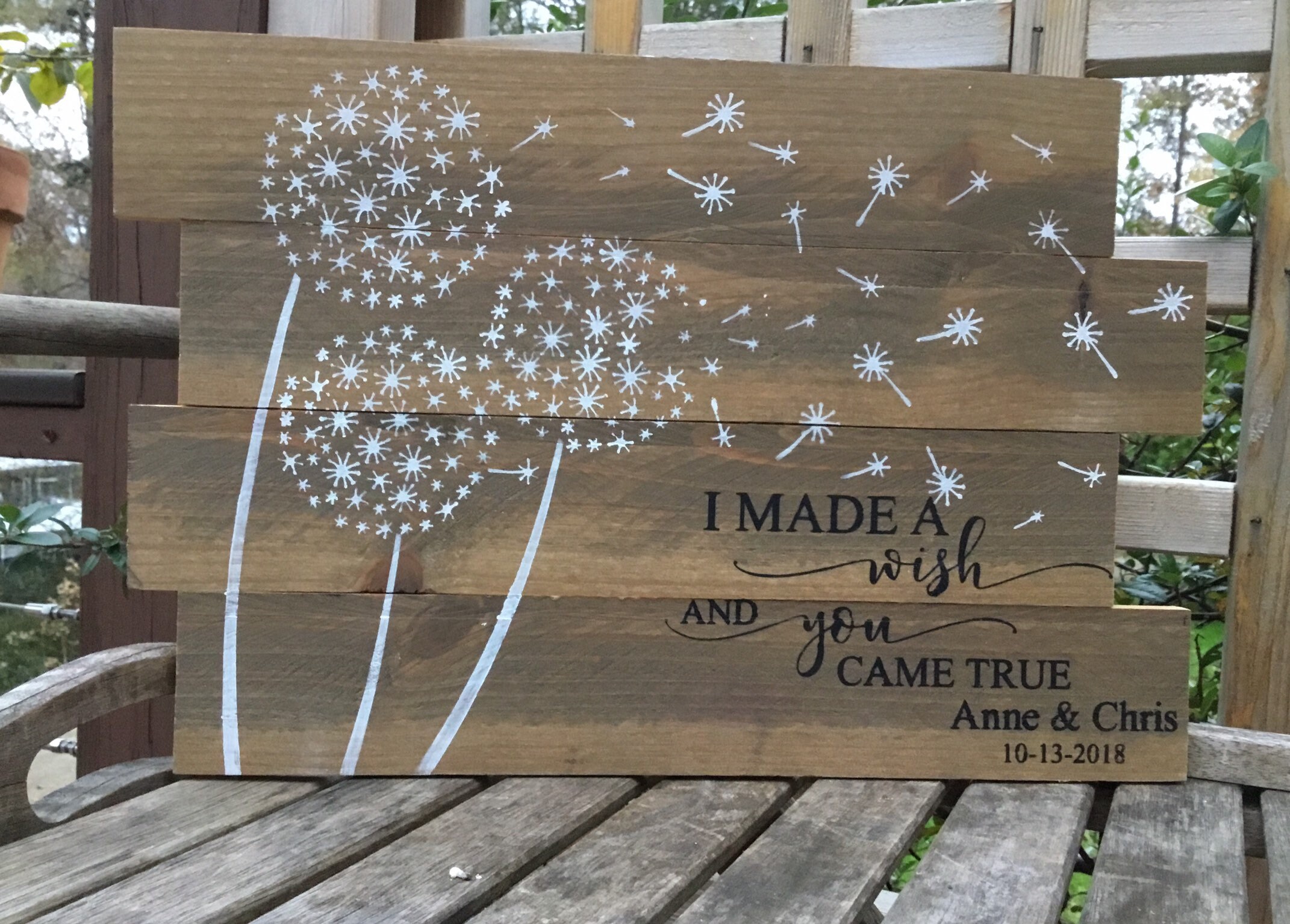 I Made A Wish And You Came TrueDandelion Wishesengagement Etsy