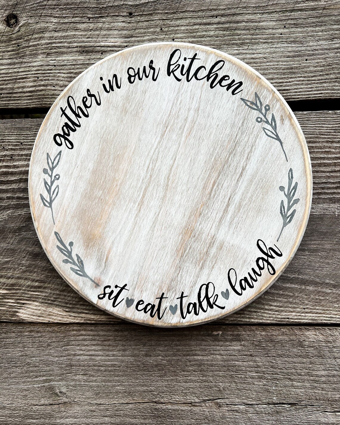 Lazy Susan Gift for Mom From Daughter Gather in Our Kitchen Etsy