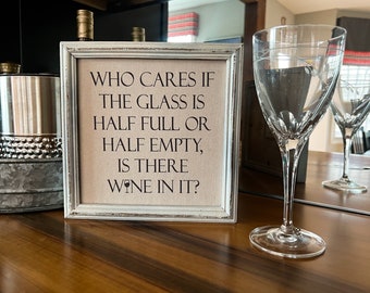 Glass Half Full Novelty Wine Glass in Elegant Gift Box with Bonus Bottle Stopper 16 Ounce Size by Playfull Minds from Owltopper COMINHKPR88298 