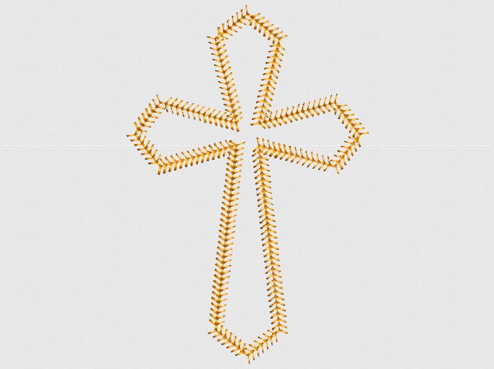Cross for 4x4 Frame - Embroidery File Mega Bundle - Embroidery Files ...