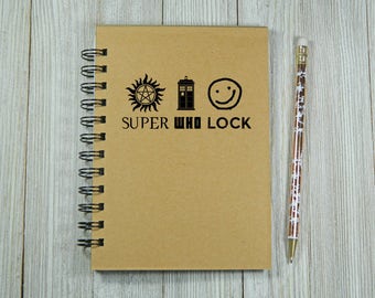 SuperWhoLock Notebook/Journal