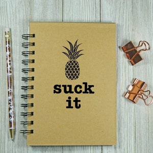 Suck it notebook/journal/day planner