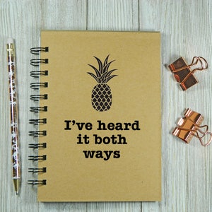 I've heard it both ways Psych inspired notebook/journal image 1