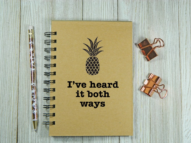 I've heard it both ways Psych inspired notebook/journal image 1