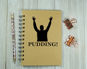 Supernatural Inspired "Pudding!" Notebook/Journal