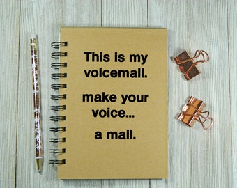 Supernatural inspired - This is my voice mail - Notebook/Journal