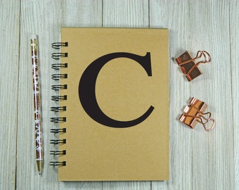 Personalized Initial Notebook/Journal
