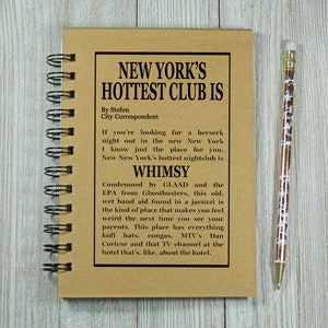 New York&#39;s hottest club is...SNL&#39;s Stefon inspired notebook/journal