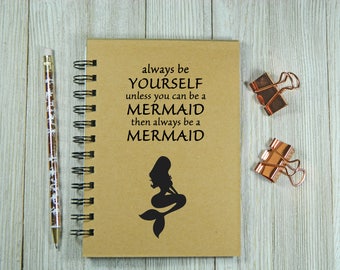 Mermaid notebook/journal