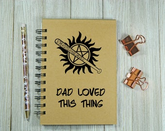 Dad Loved This Thing - Supernatural/Walking Dead Crossover - Notebook/Journal