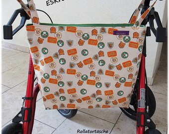 ROLLATOR BAG / SHOPPING BAG for rollators / wheelchairs "Classic Motors"