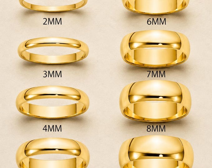 Custom Engraved Matching Rings, Personalized Gold Tungsten Wedding Band Set for Couples, Durable Comfort Fit His and Hers Statement Ring