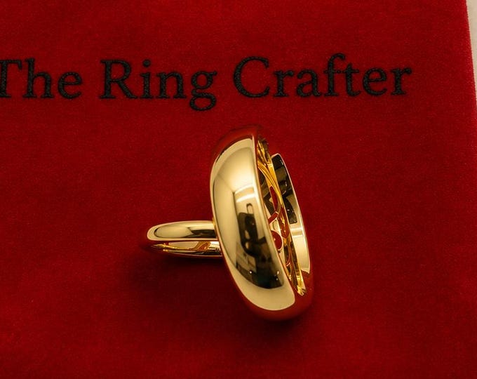 Personalized Gold Ring Set, Engraved Couple Rings Set, Custom His & Hers Tungsten Wedding Bands, 6mm 2mm Matching Bands, Gift for Couples