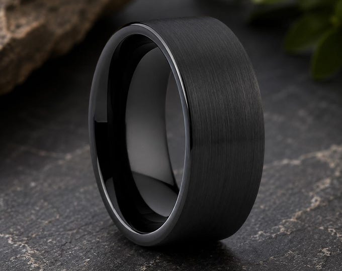 High Quality Tungsten Carbide Ring, Wedding Engagement Ring For Men, Women Domed Band Polished Ring, Shiny Comfort Fit Promise Ring