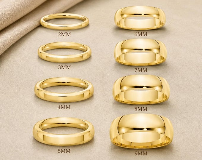 Personalized Gold Tungsten Wedding Ring Set, Custom Engraved Tungsten Bands, Matching His and Hers Wedding Rings, Comfort Fit Gift Couples