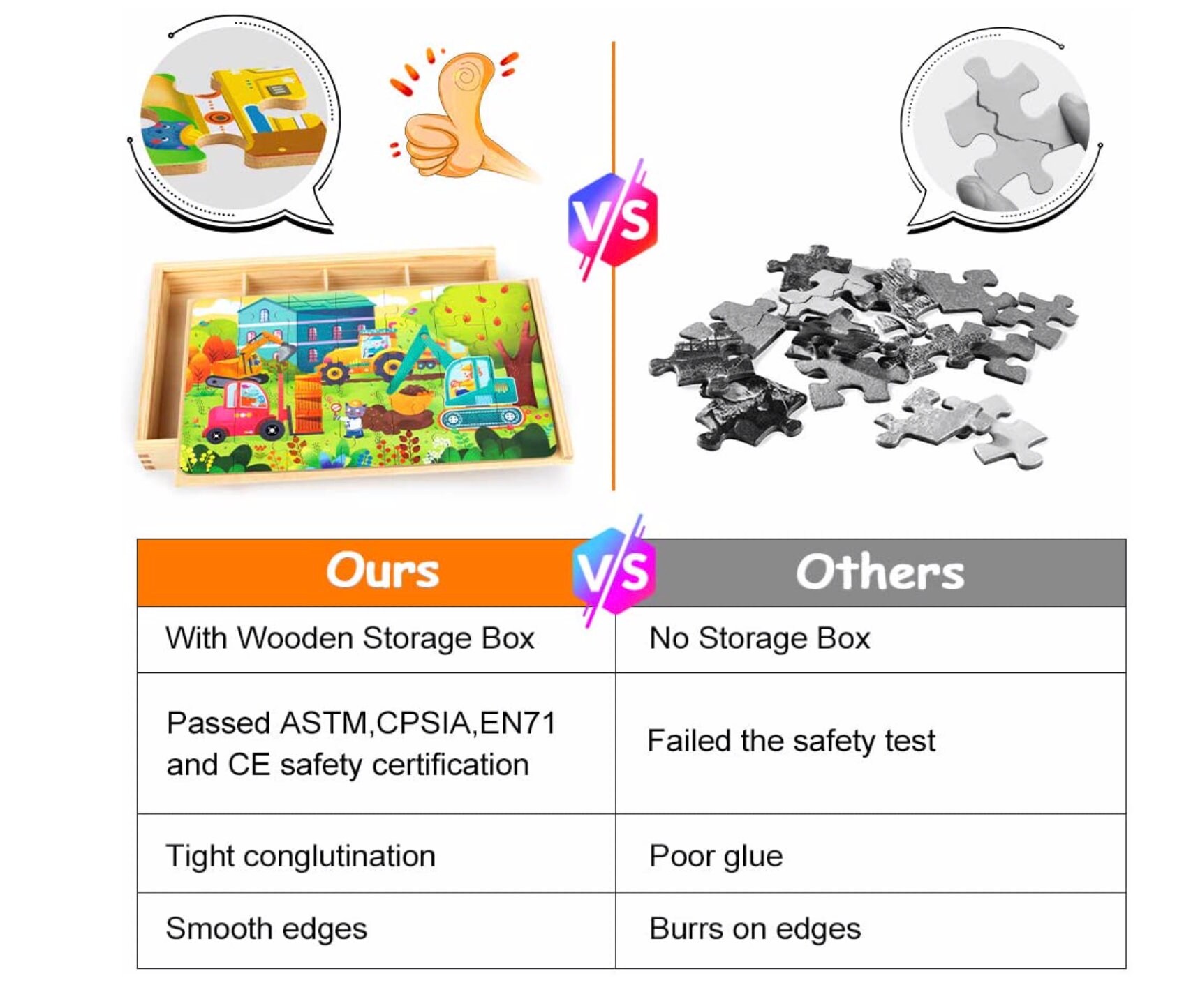 construction puzzles in a box