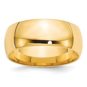 Custom Engraving Men 0r Women Gold Tungsten Carbide Wedding Band Ring Set. Choose Width from 2mm, 3mm, 4mm, 5mm, 6mm, 7mm, 8mm , 9mm image 6