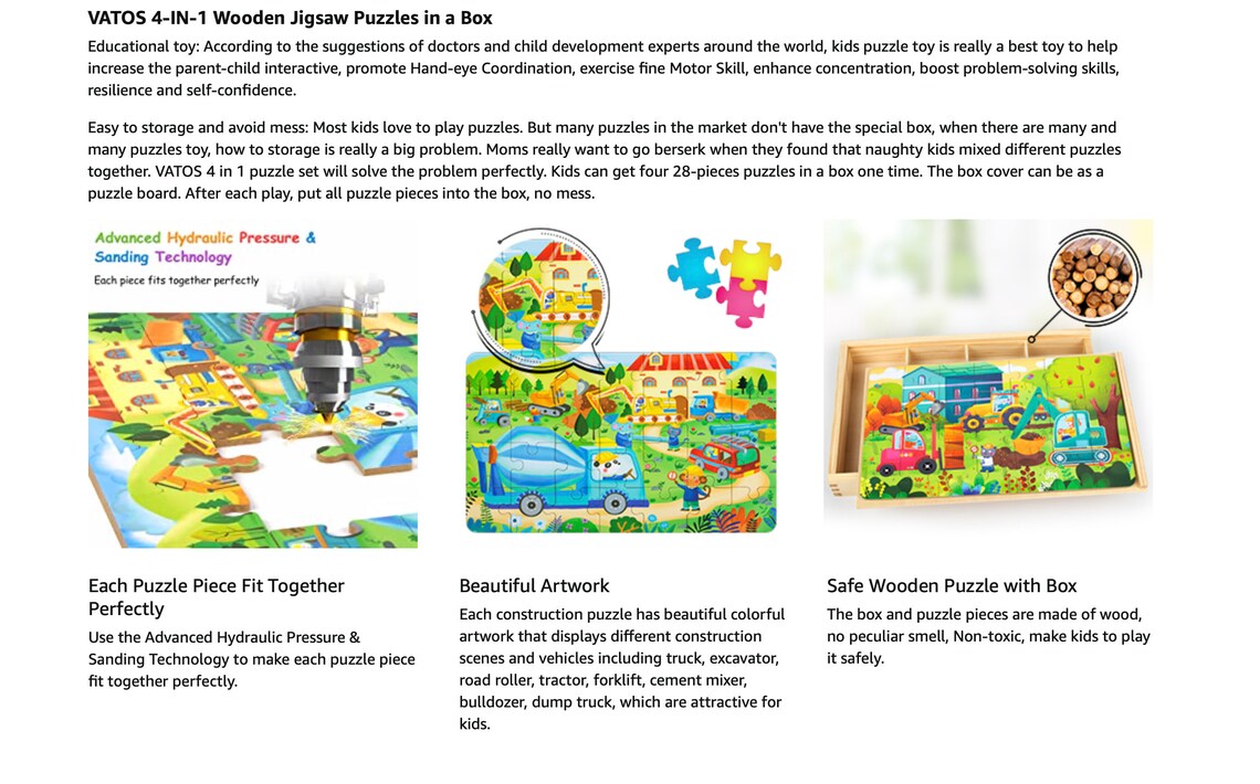 construction puzzles in a box
