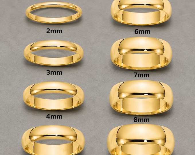 Tungsten Band Set, Gold Wedding Band Set, Custom Engraved Couple Rings, Matching His and Hers Wedding Bands, Personalized Comfort Fit Gift