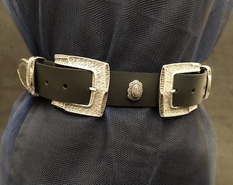 Double Leather Belt