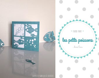 Faire-part les petits poissons dans l'eau