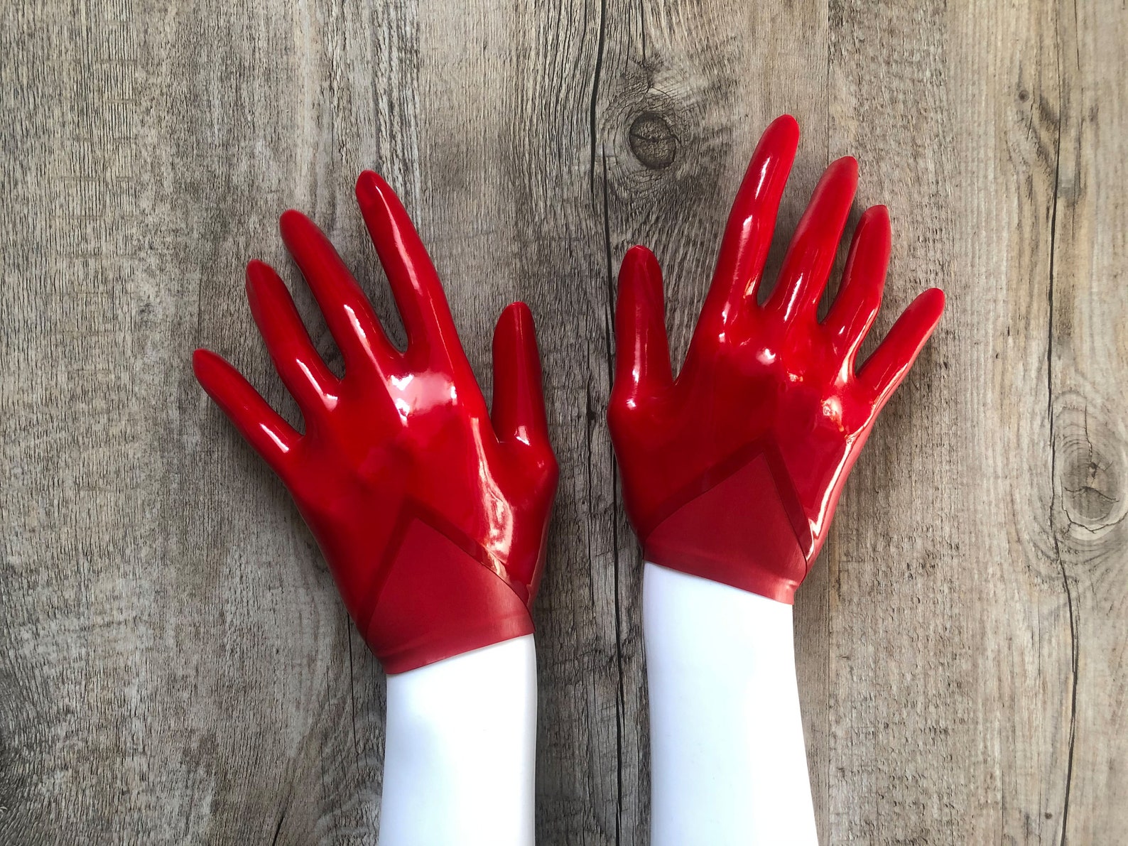 Latex Gloves TRIANGLE GLOVES MATTE Sexy Latex Gloves Latex Etsy