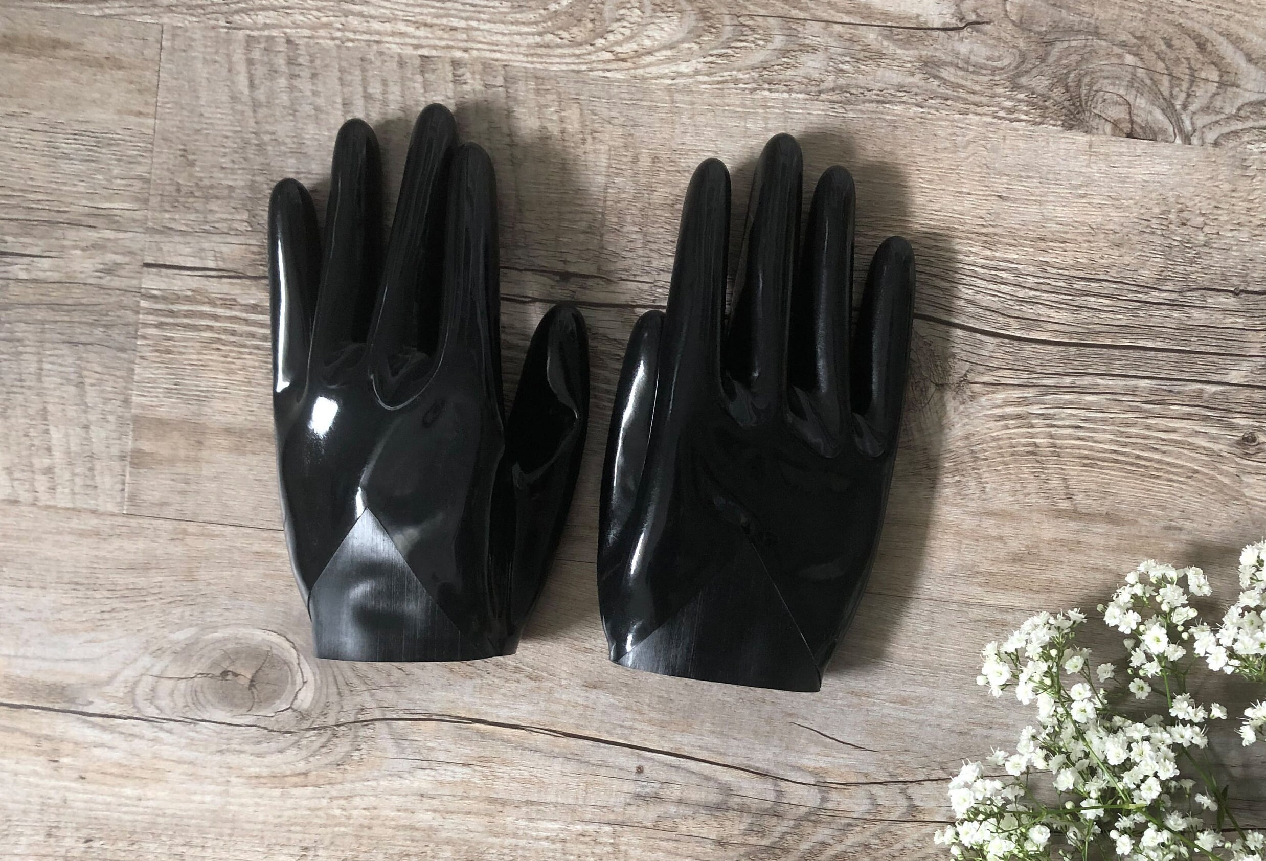 Latex Gloves TRIANGLE GLOVES MATTE Sexy Latex Gloves Latex Etsy