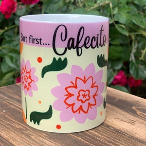 coffee mug, friendship, mexican coffee mug, latino mug, chingona, cafecito y chisme, chingona mug gift, cafecito mug, mexican kitchen