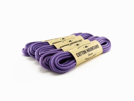 Purple shoelaces sale