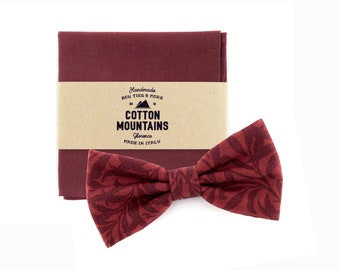 Massi Morino papillon con fazzoletto da taschino per uomo I Papillon regolabile Premium I Set regalo di alta qualità Massi Morino papillon con fazzoletto da taschino per uomo I Papillon regolabile Premium I Set regalo di alta qualità
