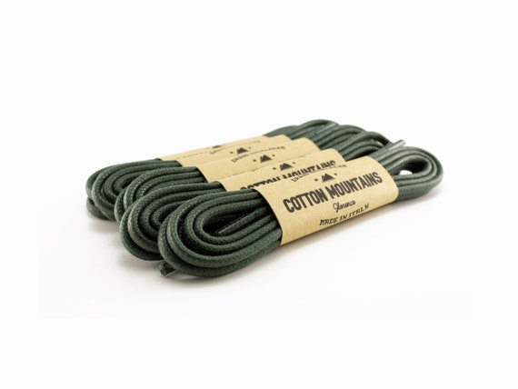 Olive store green shoelaces