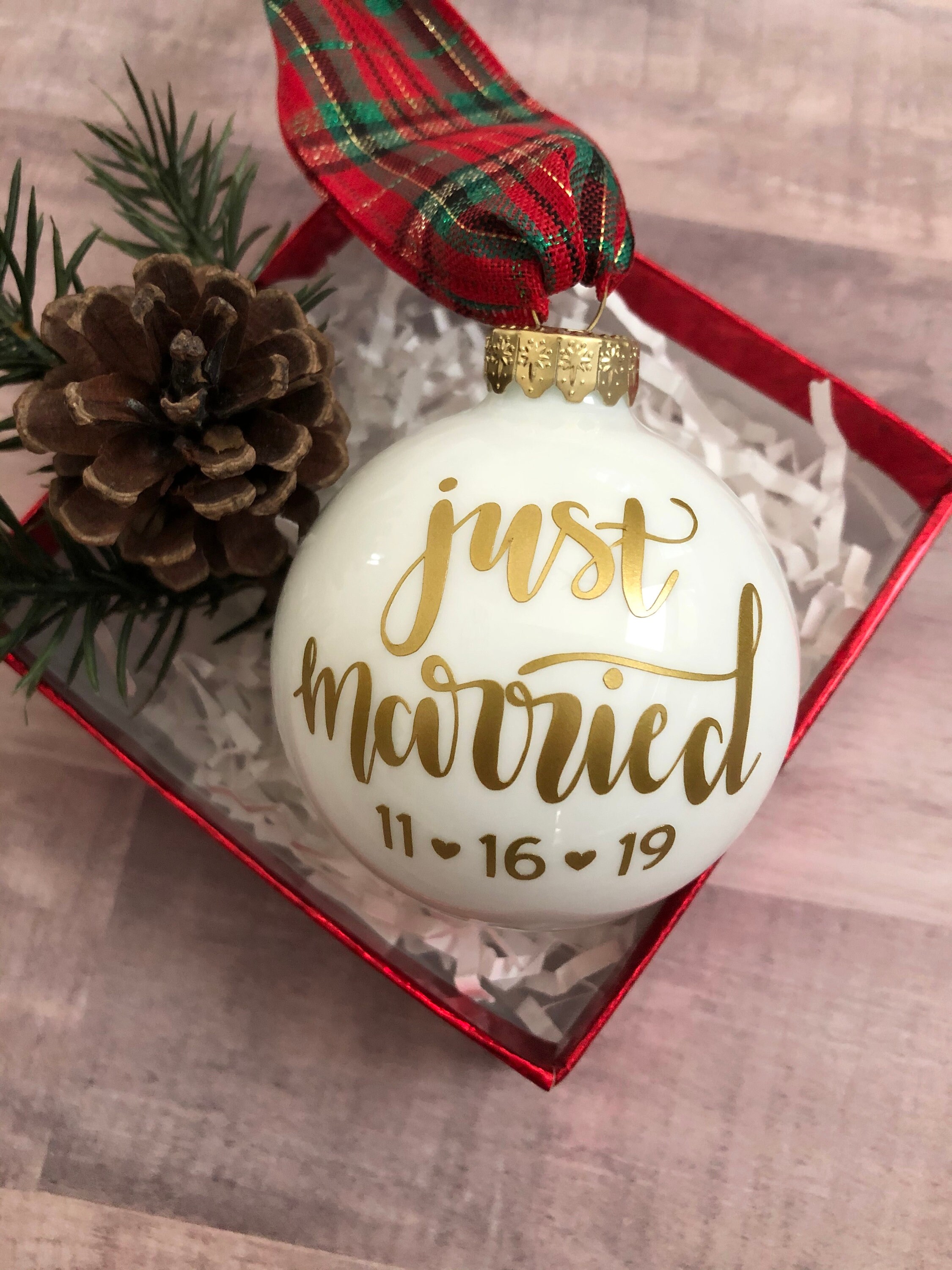 Wedding Ornament Wedding Ornament Personalized Wedding Etsy