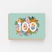 100th Birthday Card - Floral Birthday Card - Wedding Anniversary Card