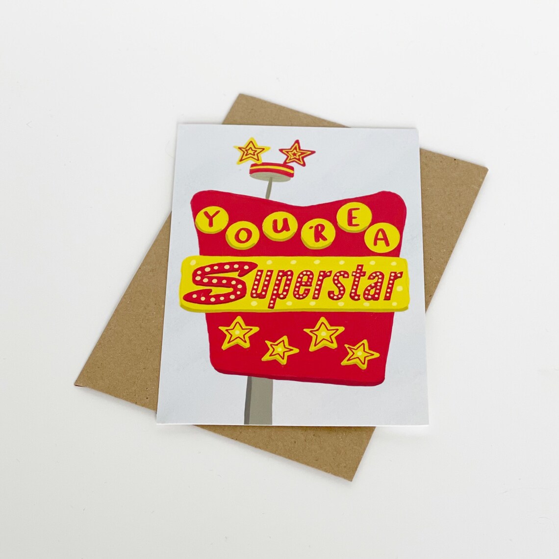You re A Superstar Greeting Card Superstar Card Well Etsy