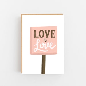 L’amour est la carte d’amour | | de la carte de la Saint-Valentin Carte d’amitié | Carte d’amour
