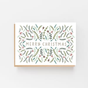 Cartolina di Natale "Buon Natale" Pattern