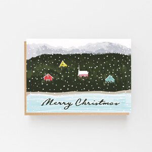Scandi Houses "Buon Natale" - Case nella neve - Case invernali - Buon Natale - Biglietto di Natale