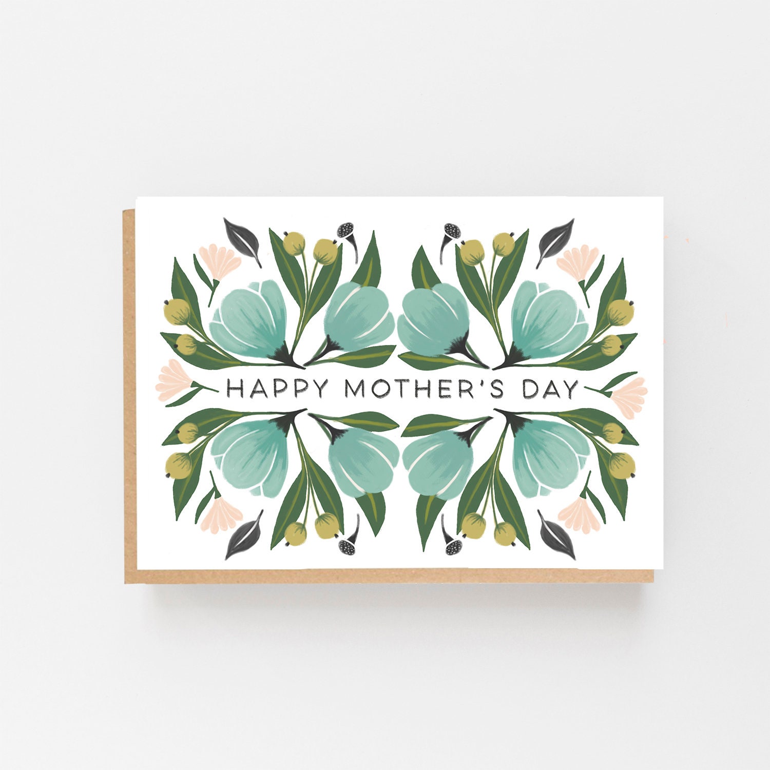 Happy Mother's Day Card - Stylish Mum Card - Illustrated Mother&#…