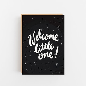 Welkom kleintje kaart - nieuwe babykaart