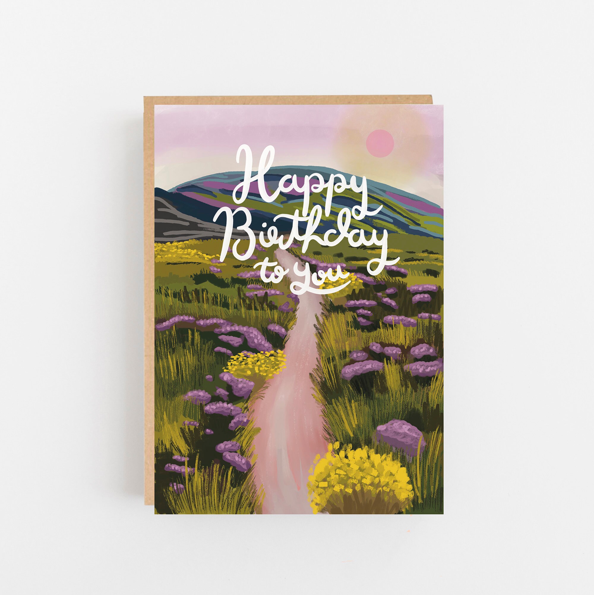 Happy Birthday to You - Heather in the Sunset Card - Etsy
