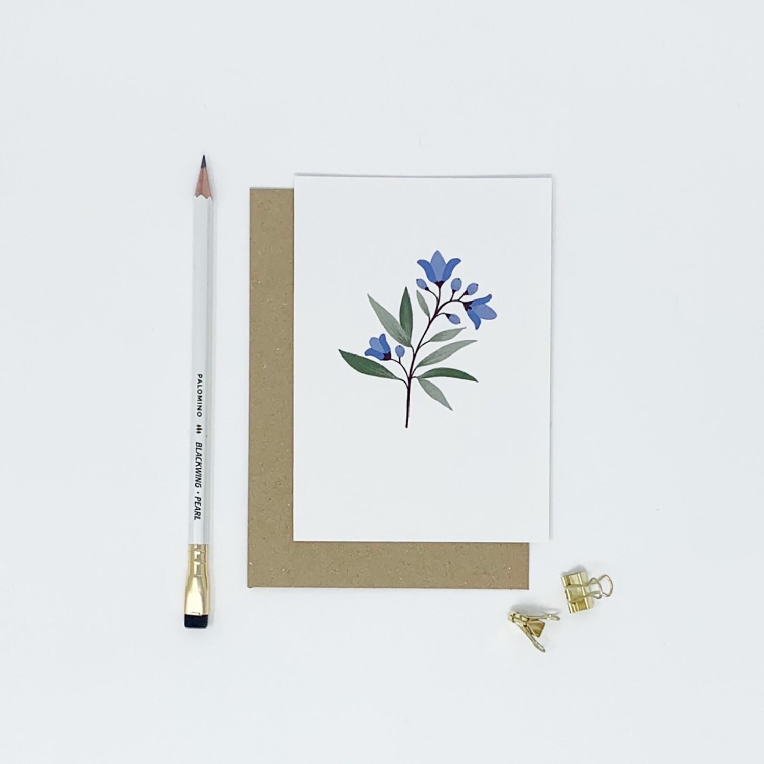 Pack of 6 Illustrated Flower Cards - Notecards - Floral Card Set ...