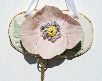 First Edition: "Vintage" Hanging Poppy Jewelry Holder