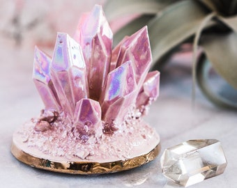 Crystal Paper Weight | Handmade ceramic crystal paperweight for decor for the desk