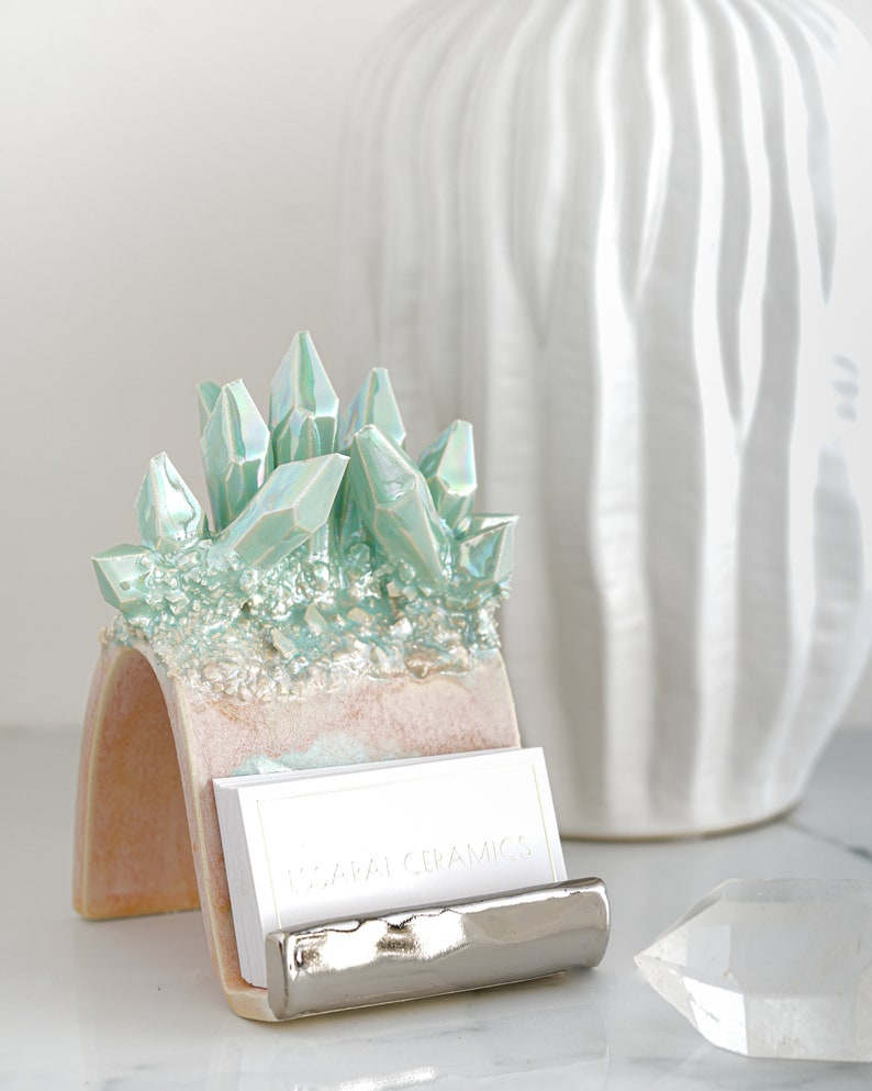 MADE-TO-ORDER: Crystal Card Holder 