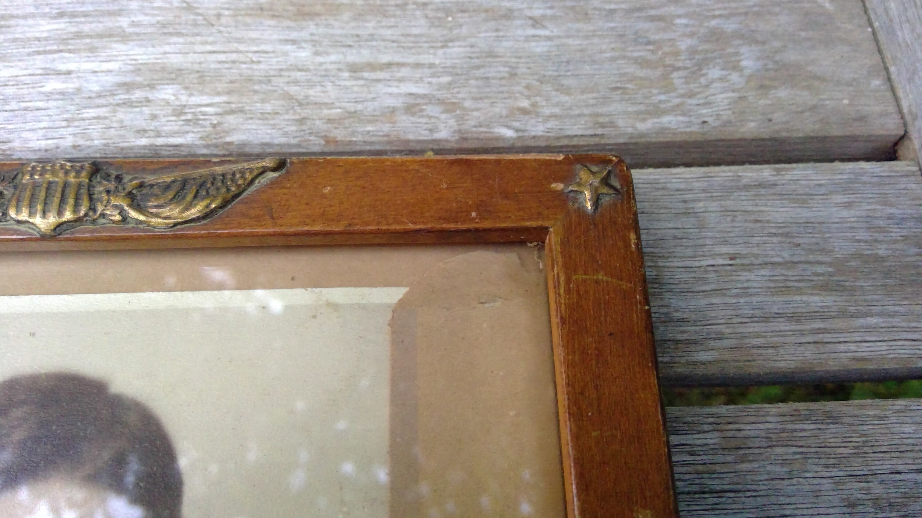 Military Eagle WW2 FRAME Soldier Portrait Photo Wood Frame Etsy